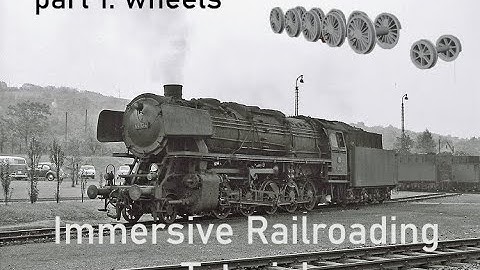 Immersive Railroading steam locomotive tutorial part 1: Wheels