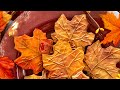 How to Decorate Parchment Paper Leaf Sugar Cookies