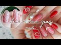 Lunar New Year Nails - Nail it with me! I paint Chinese Embroidery Inspired Nails.