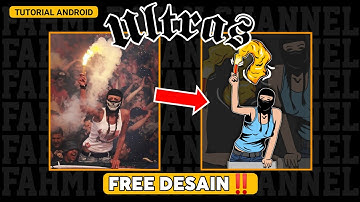 Tutorial Mudah Bikin Vector Ultras | Desain Ultras Android + Free Desain‼️