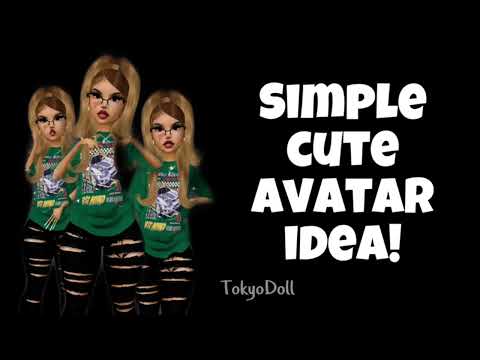 SIMPLE CUTE AVATAR IDEA!😚🤍 || TokyoDoll🍓