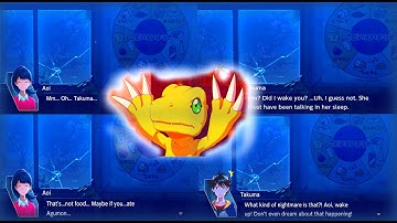Digimon Survive Truthful Route Part 12 Ending - Aoi Dreams about eating Agumon