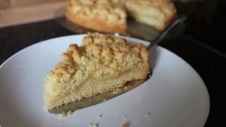 Schneller Apfelkuchen mit Streuseln || Simple & Easy Apple Crumble Pie (Recipe) || [ENG SUBS]