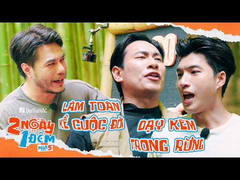 HIEUTHUHAI "DẠY KÈM" Toán cho Ngân trong rừng trúc, Diễm TÍNH TOÁN mà TỐN 5 trang A4 | 2N1D M5 #105