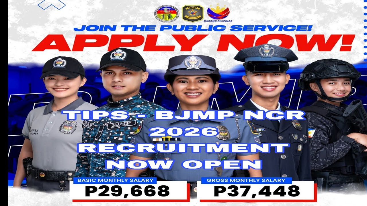 TIPS - BJMP RECRUITMENT 2026 FIRST STEP PAANO AND PROCESS PARA MAPASAMA BILANG ISANG APPLICANT