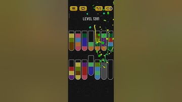 Water sort puzzle level 1281