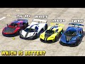 GTA 5 - ITALI RSX vs EMERUS vs DEVESTE EIGHT vs KRIEGER  [ Track test included ]