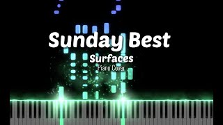 How to Play Sunday Best on Piano | Sunday Best Piano Cover (Surfaces) | FULL SONG