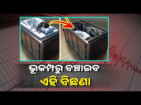 ନୂଆ ଡିଜାଇନରେ ଆସିଲା ଆର୍ଥକ୍ୱେକ୍‌ ପ୍ରୁଫ୍‌ ବେଡ୍‌ , ଭୂକମ୍ପ ଝଟକାରୁ ରକ୍ଷା କରିବ ଏହି ବିଛଣା