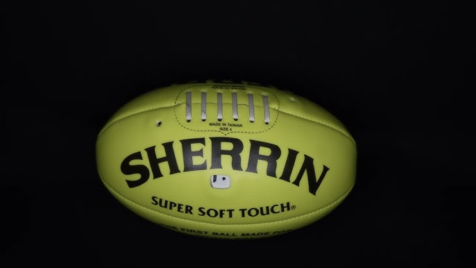 Sherrin Official AFL Synthetic Indigenous Football Size 5 Yellow