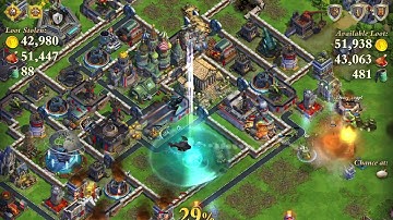 Dominations Academy: Paratrooper attack against lvl 316 full SH 3D base with tough defensive museum