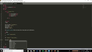 #6 select data from MySQL table and display it || PHP || Procedural Oriented