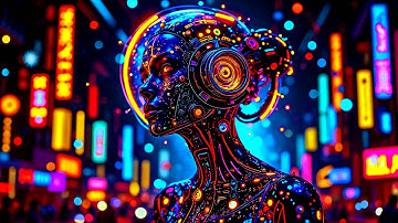 Cyber Psychedelic Melodic Distortion Portal Generator Made With AI