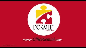 Automated Data Extraction from Scanned Documents to SharePoint Software Dokmee Capture Profile Video