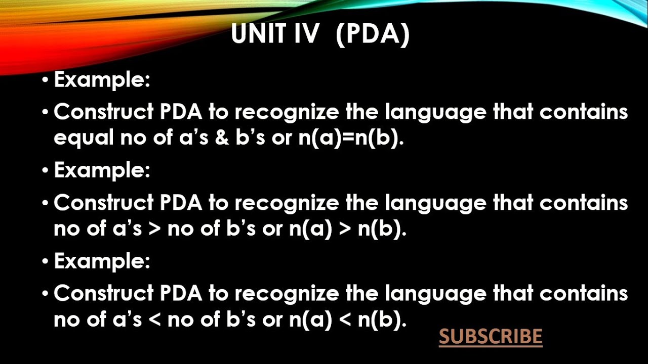 13 PDA EXAMPLE 5 YouTube
