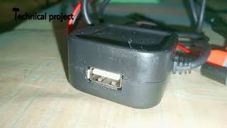 How to make Dc12v to Dc5v mobile charger