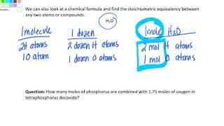 CHE 1510_Chapter 3 The Mole and Simple Mole Calculations part 2