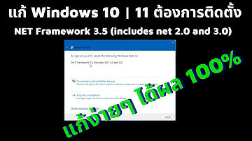 NET Framework 3.5 (includes net 2.0 and 3.0) in windows 10 / 11