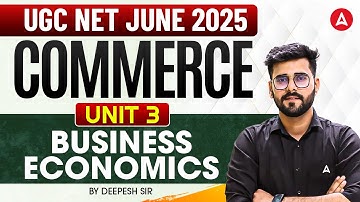 UGC NET Commerce Classes | UGC NET Commerce Business Economics By Deepesh Sir
