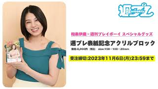 11/6まで！週刊プレイボーイ創刊５７周年記念★ #相楽伊織 初ソロ表紙記念アクリルブロック受注受付中