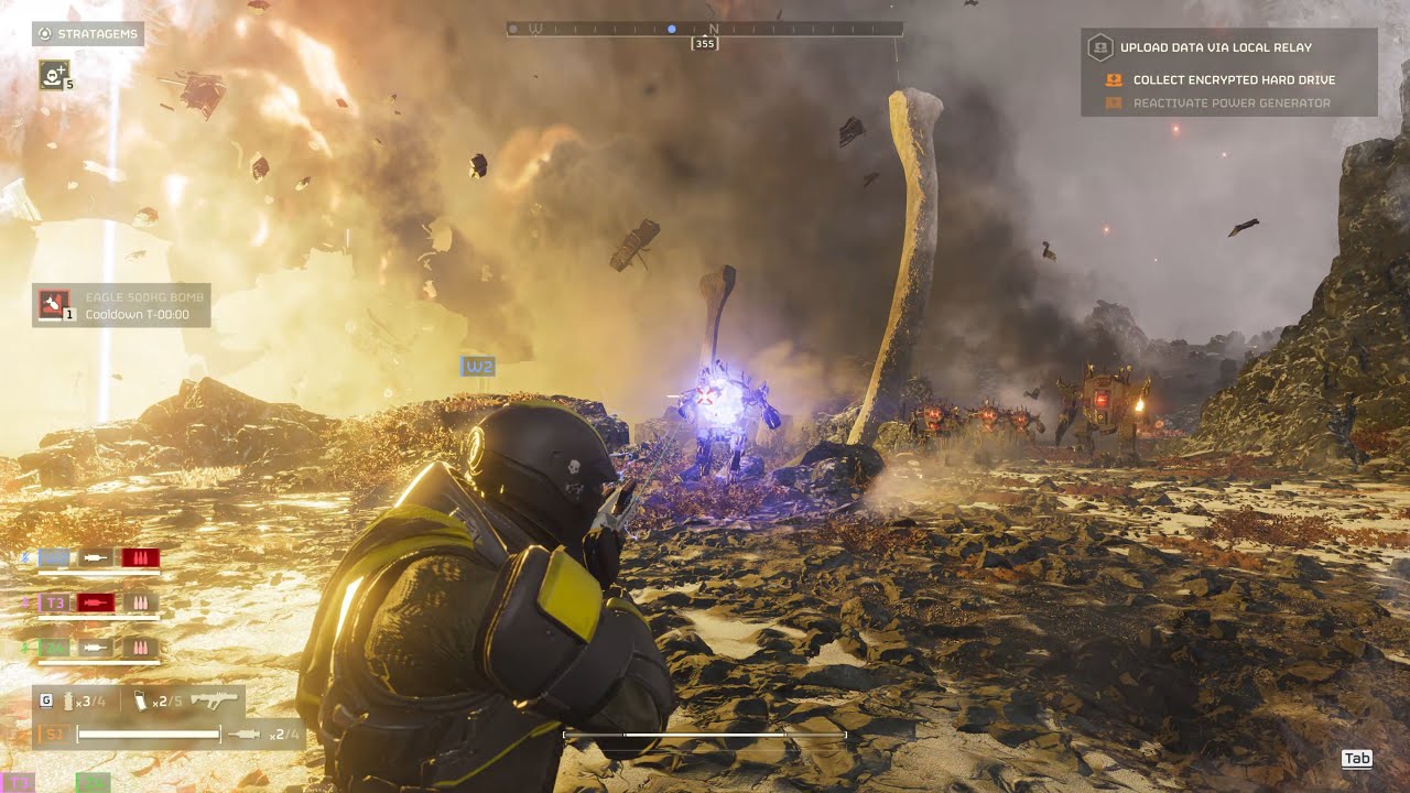 Battle with Automatons - Super Helldive Difficulty - 4K Quality ...