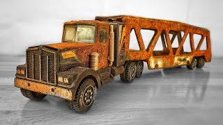 Restoration Tonka Kenworth Car Carrier 1983s  Toy Truck very Rusty