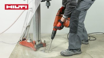 HOW TO remove a core bit stuck close to the surface - Hilti X-CM Diamond Core Bit [Gen. 2]