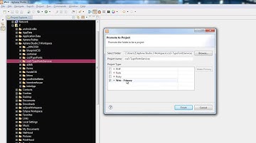Include an Existing Project Folder into Aptana Studio 3