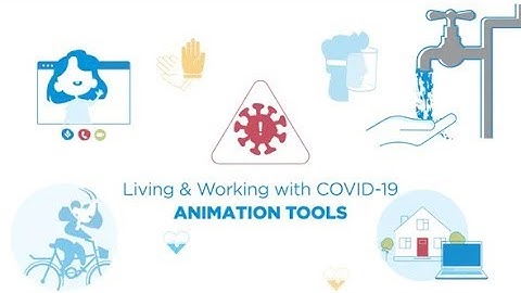 Living & Working with COVID-19 / Animated graphics ★ After Effects Template ★ AE Templates