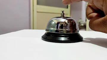 Desk Bell Sound Effect - Call Bell Sound | Counter Bell, Concierge Bell, Service Bell