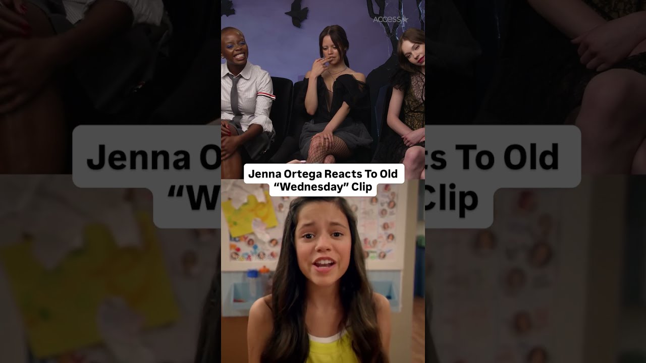 Jenna Ortega Reacts To Old Wednesday Clip