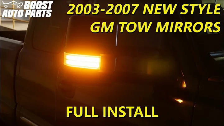 Full Tow Mirror Install: (2003-2007) Silverado & Sierra - Boost Auto Parts