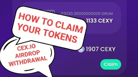 CEX.IO AIRDROP LISTING AND WITHDRAWAL UPDATES: HOW TO CLAIM YOUR TOKENS AND HOW TO APPLY FOR AIRDROP