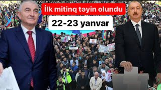 Seçkiyə Etiraz Mitinqi Təyin Edildi Meydanı Aldıq Söz Xalqındır