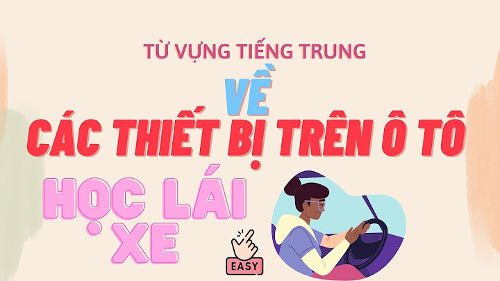 Các loại xe ô tô trong tiếng Trung