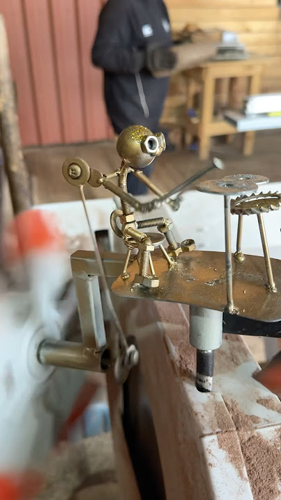 Metal Drummer Comes Alive in Factory | Industrial Rock Machine #MUSIC #YOUTUBE #TIKTOK #RobotDrummer