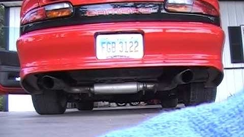 2001 Camaro V6 Pacesetter headers and y pipe exhaust