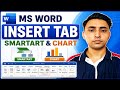 MS Word in Hindi | SmartArt &amp; chart | Insert Tab | Lecture no 6 |Office Documentation mastery Course