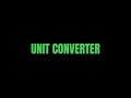(Part-01) Unit Converter 1st Semester University Project 01