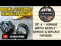 |J4TM| ⭐ Ep. 6 - Homage watch bezels - Remove & replace tutorial + extra info ⭐ | ⌚The Watcher ⌚