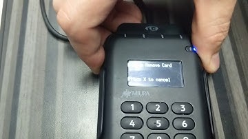Miura M010 Bad EMV Chip Card Transaction