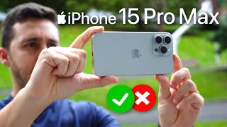 iPhone 15 Pro Max review HONESTA después de 1 mes… ¿Vale la pena?