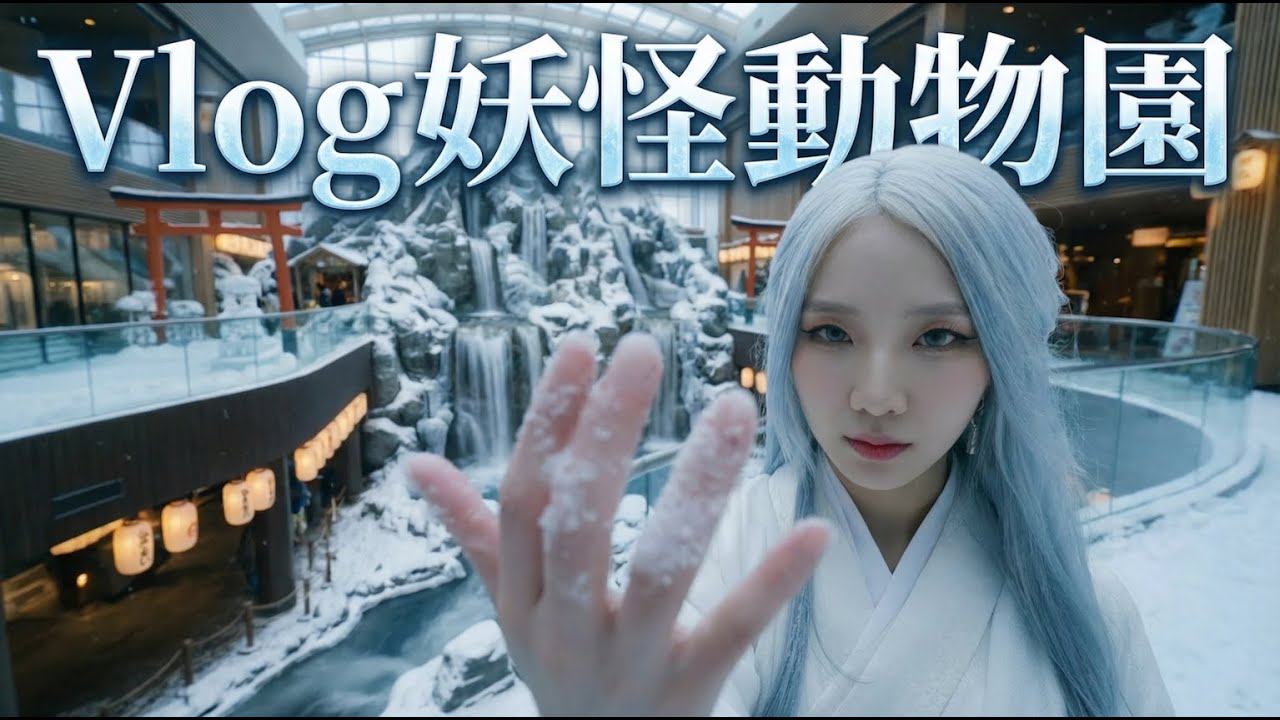 妖怪動物園が想像以上だった…雪女・九尾・河童・赤鬼に会ってきた【Vlog】