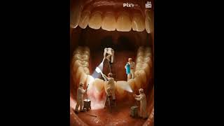 Tiny Dentists on a Mission!🦷 Inside a Giant Mouth | Miniature World Animation
