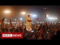Celebrations after Prime Minister Modi wins Indian election - BBC News