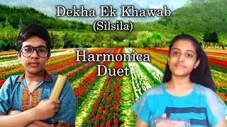 Dekha Ek Khwab | Harmonica Duet | Siddhi & Spondon