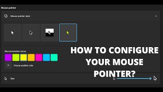 How to change the color of your mouse pointer in wondows 8,9,10,11? (Change color, resize) How to change the color of your mouse pointer in wondows 8,9,10,11? (Change color, resize)