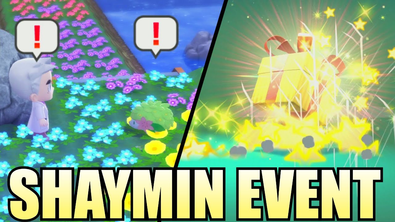 Event Shaymin Shiny 6iv Pack Pokemon Brilliant Diamond Shining