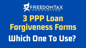 Three PPP Loan Forgiveness Application Forms. Form 3508, 3508EZ or 3508S?