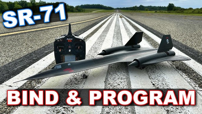 Buy E-Flite SR-71 Blackbird Twin 40mm RC EDF Jet BNF Basic - EFL02050